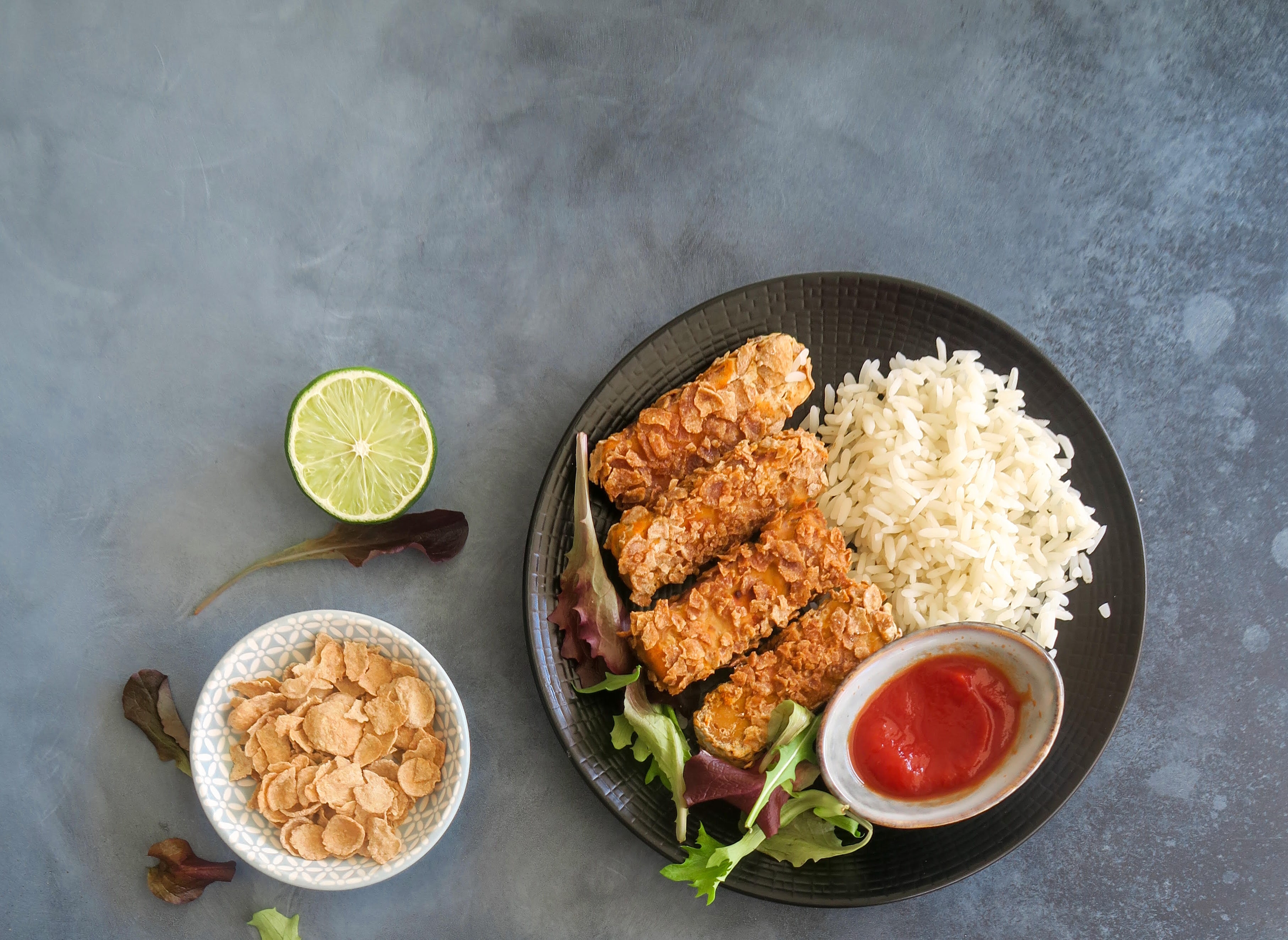 Nugget de tofu fumé au sésame 